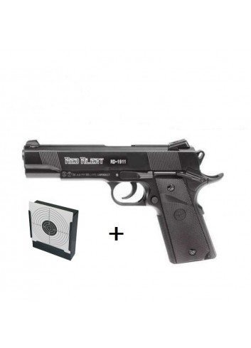 Kit Pistola Gamo Red Alert RD-1911 CO2 + cazabalines