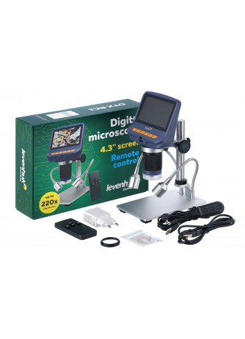 Microscopio Levenhuk DTX RC1 con mando a distancia