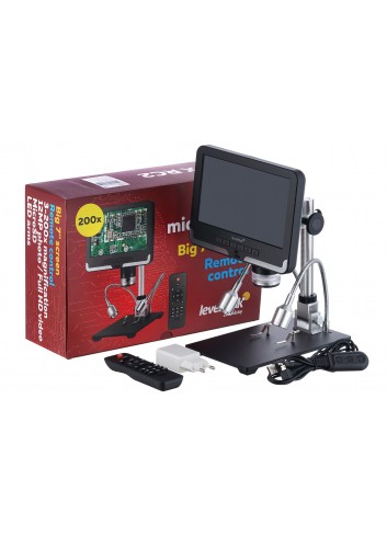 Microscopio Levenhuk DTX RC2 con mando a distancia