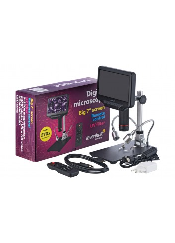 Microscopio Levenhuk DTX RC4 con mando a distancia