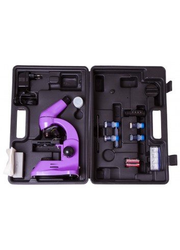 Microscopio Levenhuk Rainbow 50L PLUS Amethyst/Amatista