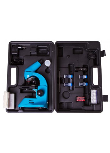 Microscopio Levenhuk Rainbow 50L PLUS Azure/Azul Celeste