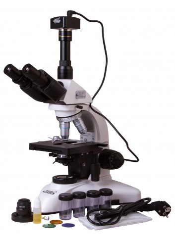 Microscopio trinocular digital Levenhuk MED D25T