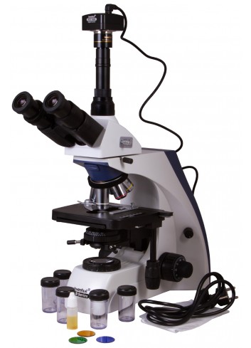 Microscopio trinocular digital Levenhuk MED D35T