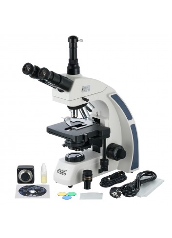 Microscopio trinocular digital Levenhuk MED D40T
