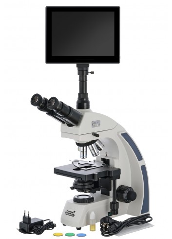 Microscopio trinocular digital Levenhuk MED D40T LCD