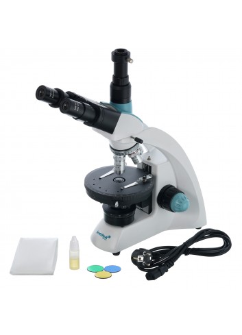 Microscopio trinocular Levenhuk 500T POL